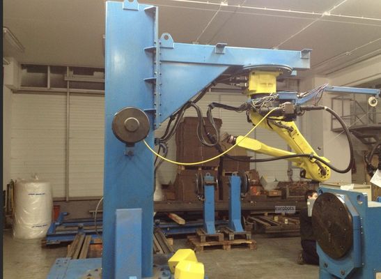 qualidade  500mm 100KG Pipe Rotary Welding Positioners With Foot Pedal CE fábrica