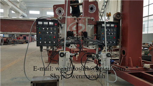 linha de soldadura processo do feixe de 4000-15000mm da soldadura de Electroslag da máquina