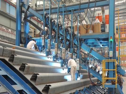 Multi máquina de soldadura principal do painel da ponte, equipamento de soldadura da tubulação do CO2 do reforço de U